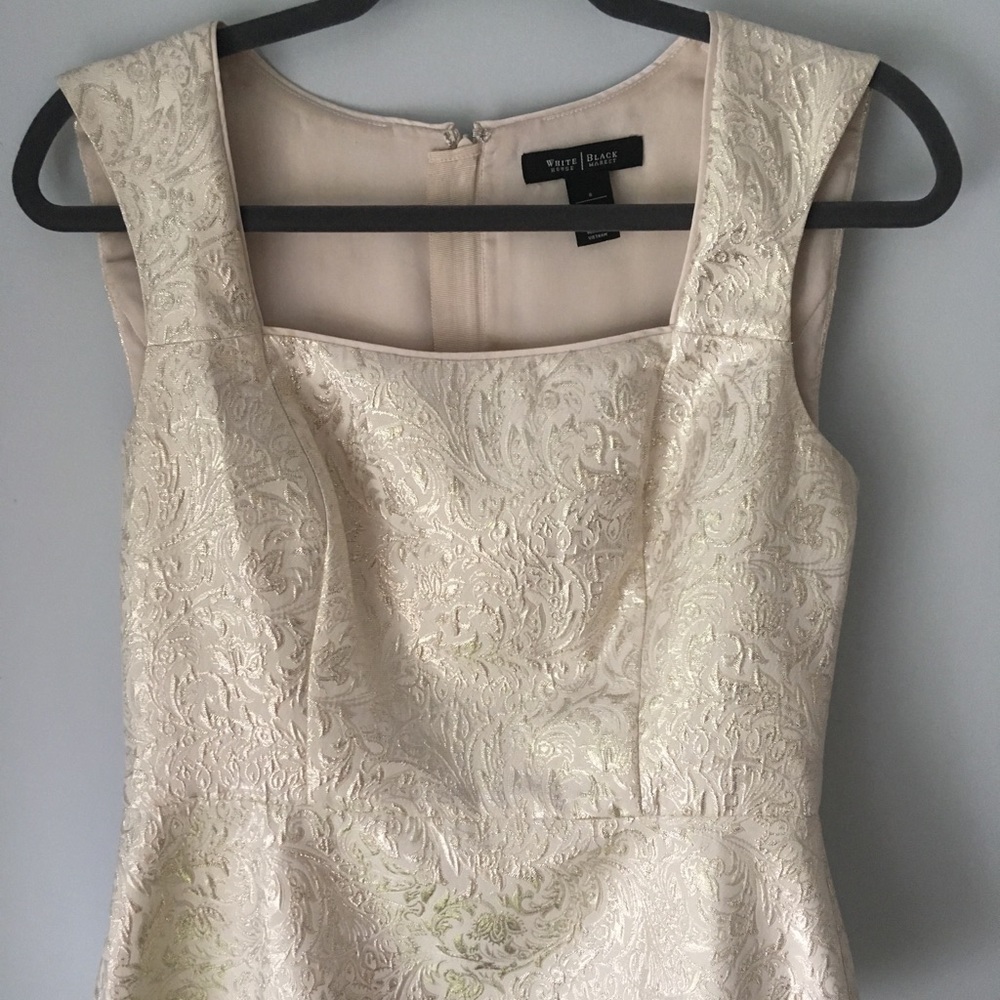 White House Black Market Peplum Top